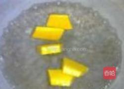 南瓜蛋黄米糊的做法图解2