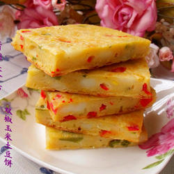 双椒玉米土豆饼的做法[图]