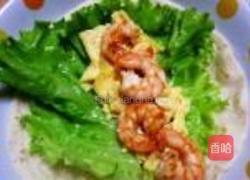 鲜虾鸡蛋卷的做法图解13