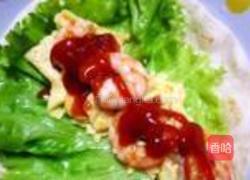 鲜虾鸡蛋卷的做法图解14