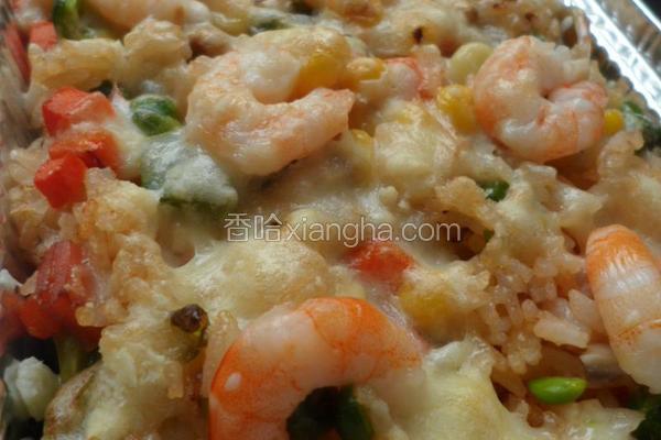 七彩焗饭