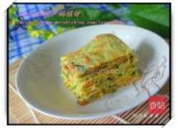 五彩西葫芦锅塌饼的做法图解9