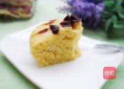 枸杞蜜枣玉米发糕的做法图解9