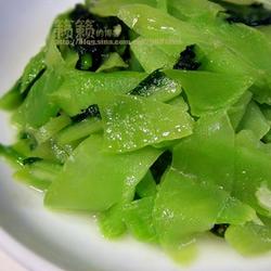 清炒莴苣的做法[图]