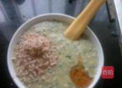 猪肝青菜蛋黄糊的做法图解8