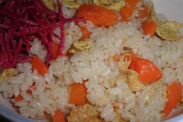 胡萝卜烧米饭