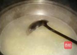 西芹火腿粥的做法图解5