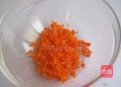 虾米胡萝卜饼的做法图解3