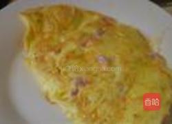 火腿奶酪煎蛋卷的做法图解6