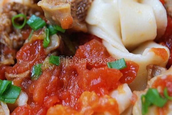 茄汁牛肉面
