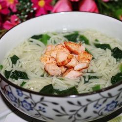 三文鱼菠菜面的做法[图]
