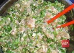 香菜肉馅大包子的做法图解6
