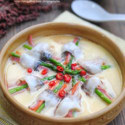 鲜蔬鱼卷蒸蛋的做法[图]