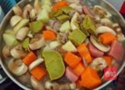 咖喱鸡蘑菇意面的做法图解7