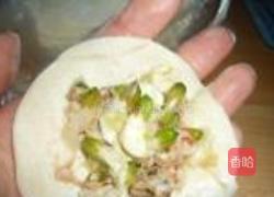 槐花饺子的做法图解4