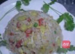 凤梨炒饭的做法图解4