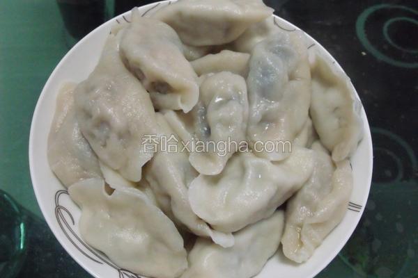 皮蛋鲜肉水饺