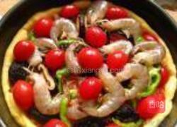 海鲜至尊匹萨的做法图解8