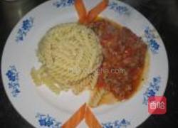 番茄肉酱意面的做法图解8