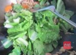 青菜肉丝炒面的做法图解8