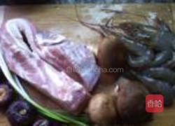 虾味珍珠丸子的做法图解1