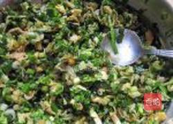 韭菜鸡蛋虾皮盒子的做法图解5