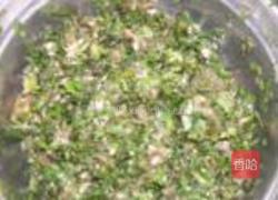 荠菜包子的做法图解2