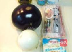 意式乳酪焗茄饼的做法图解1