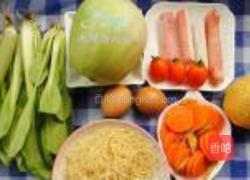 章鱼炒面便当的做法图解1