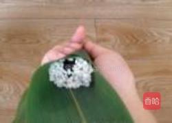 蜜枣三角粽的做法图解12