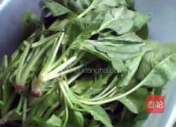 清水波菜的做法图解1