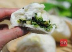 全麦青菜香菇包的做法图解15