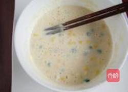 鸡蛋玉米豌豆饼的做法图解6