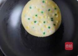 鸡蛋玉米豌豆饼的做法图解9