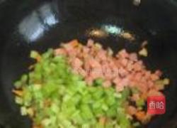 香菇西芹蛋炒饭的做法图解5