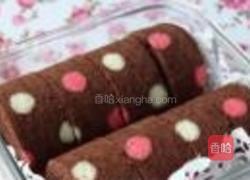 彩色波点蛋糕卷的做法图解21