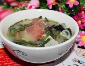 金华火腿上汤野蕨菜