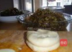 筋饼卷菜的做法图解4