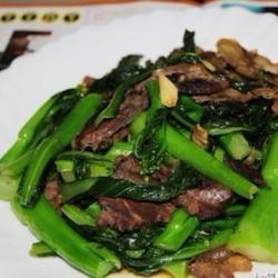 牛肉炒菜心的做法[图]