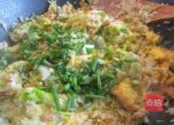鸡蛋虾米生菜炒饭的做法图解12