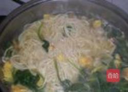 菠菜鸡蛋面的做法图解15