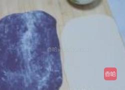 黑米双色花卷的做法图解8