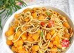 蒜香红薯焖面的做法图解9