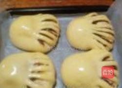 佛手豆沙面包的做法图解12