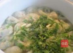 荠菜鸡蛋云吞的做法图解13