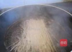 龙须菜五谷杂粮面的做法图解2