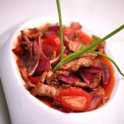 醋香酸辣牛肉的做法[图]