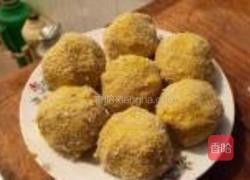 红薯豆沙糯米球的做法图解9