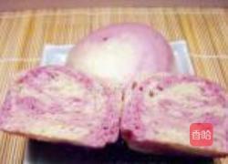 梦幻紫薯馒头的做法图解16