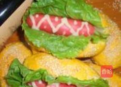 南瓜热狗面包的做法图解10